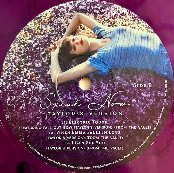 Taylor Swift – Speak Now-Taylor&#039;s Version 3LPcolor